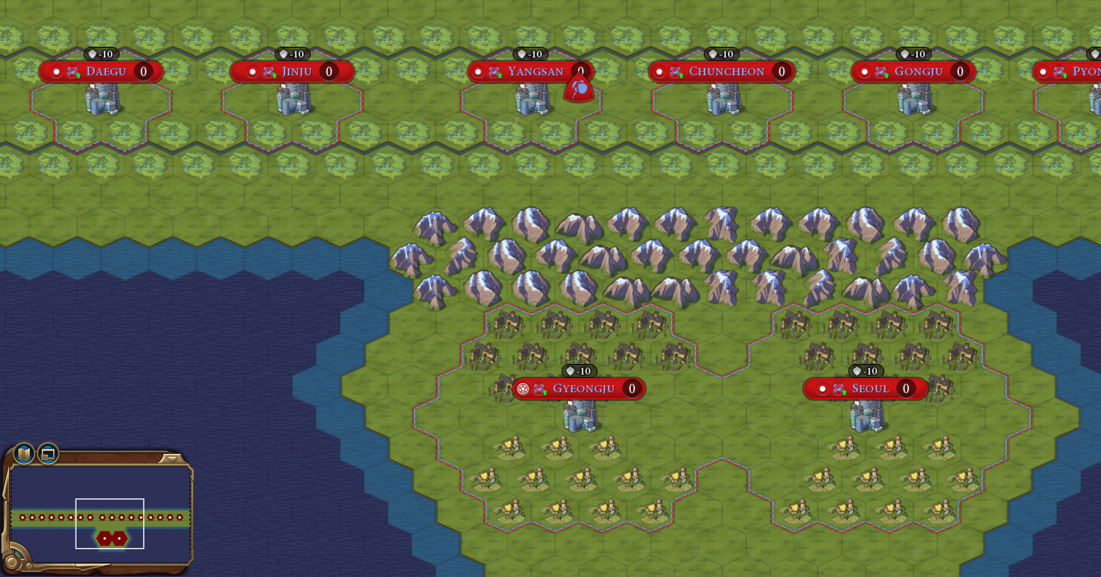 Diagram of a (48, 2)-UTM built within Sid Meier's Civilization VI.