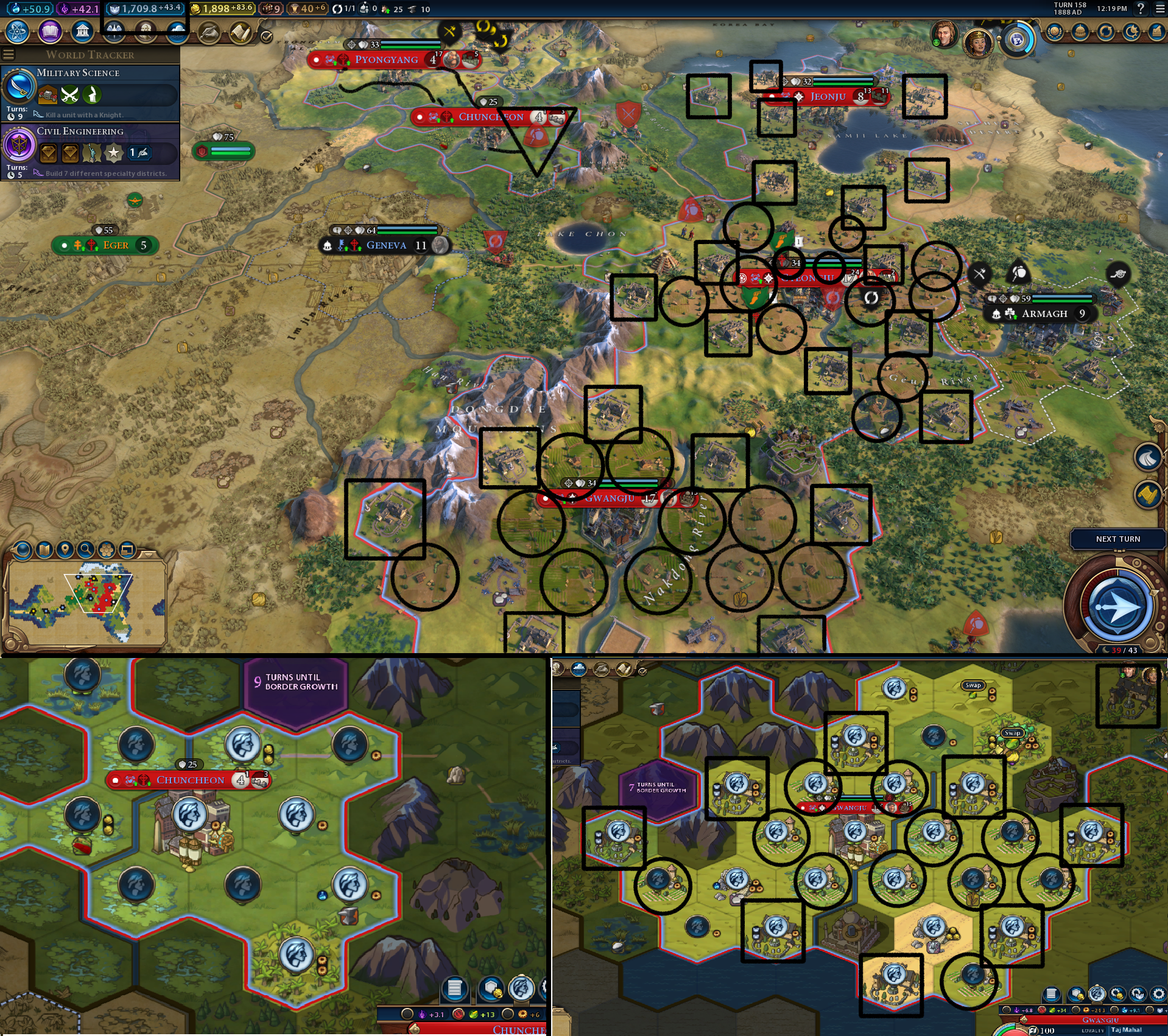 A (48, 2)-UTM built within Sid Meier's Civilization VI.