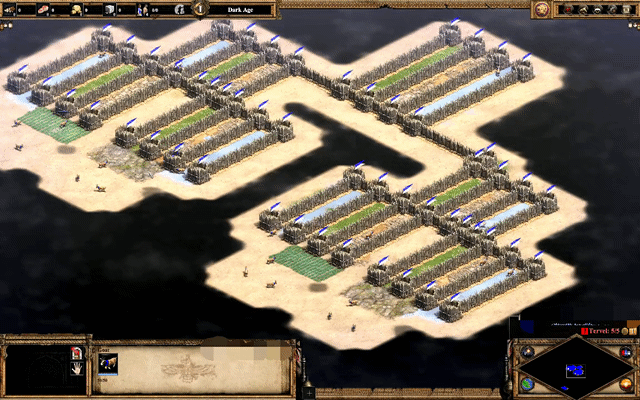 An operational perceptron in Age of Empires II